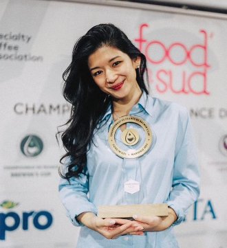 Charity Cheung st Place at the France Brewer’s Cup