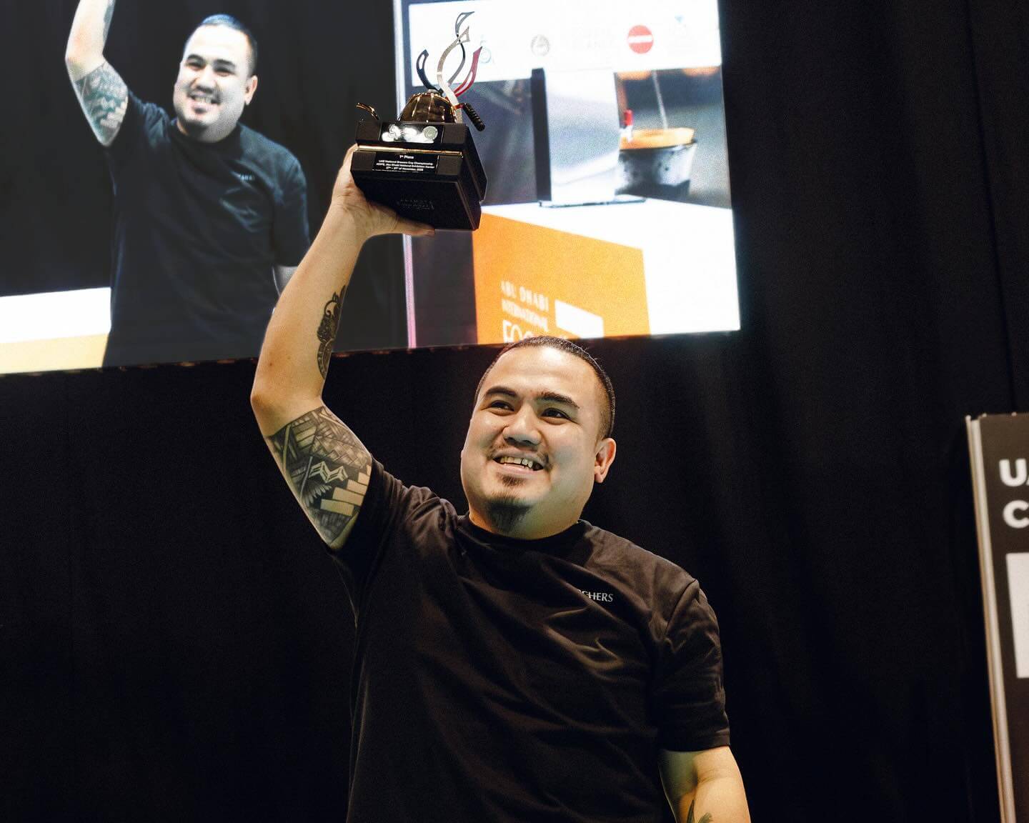 Frederick Bejo 1st place at the UAE Brewers Cup